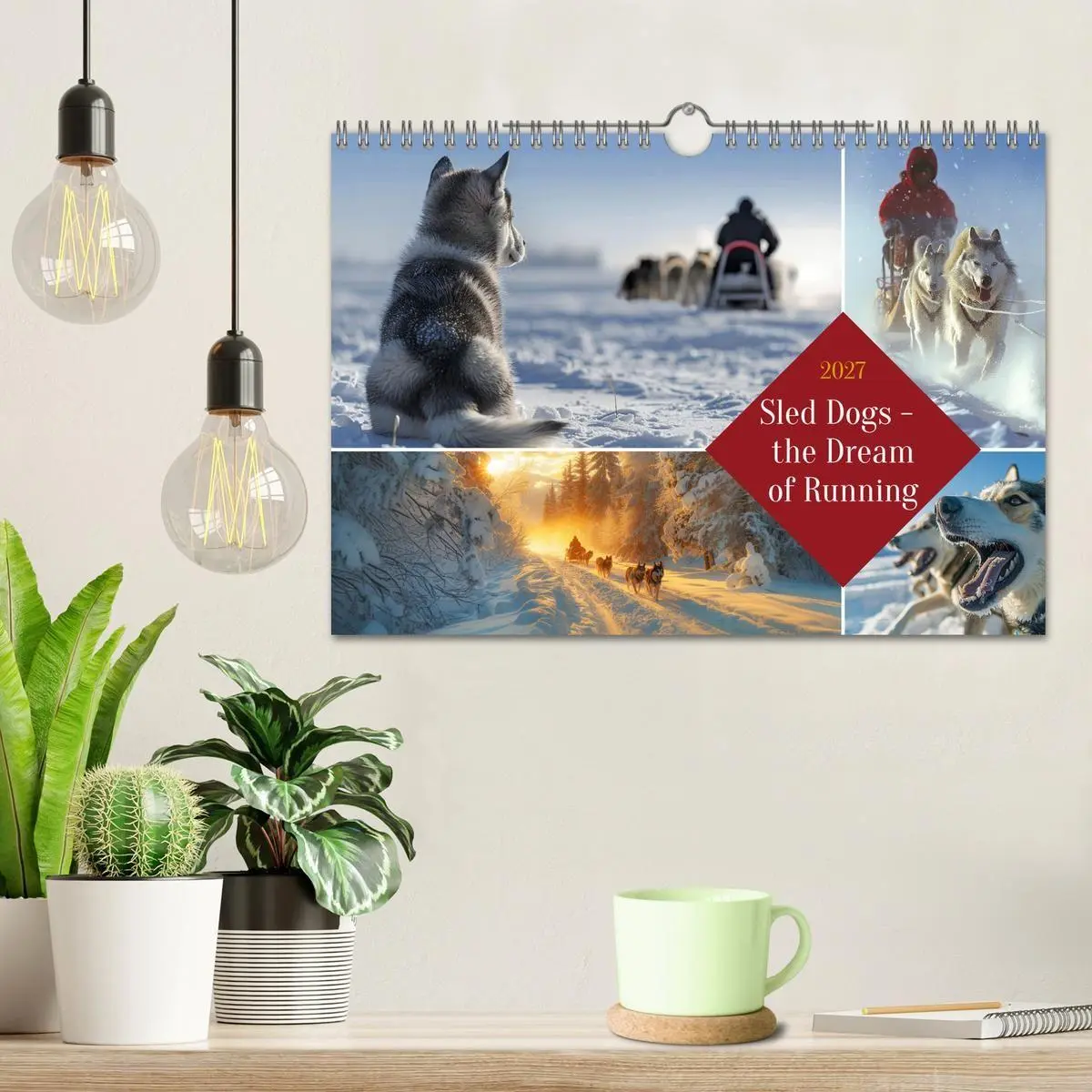 Bild: 9783569130241 | Sled Dogs - the Dream of Running (Wall Calendar 2027 DIN A4...