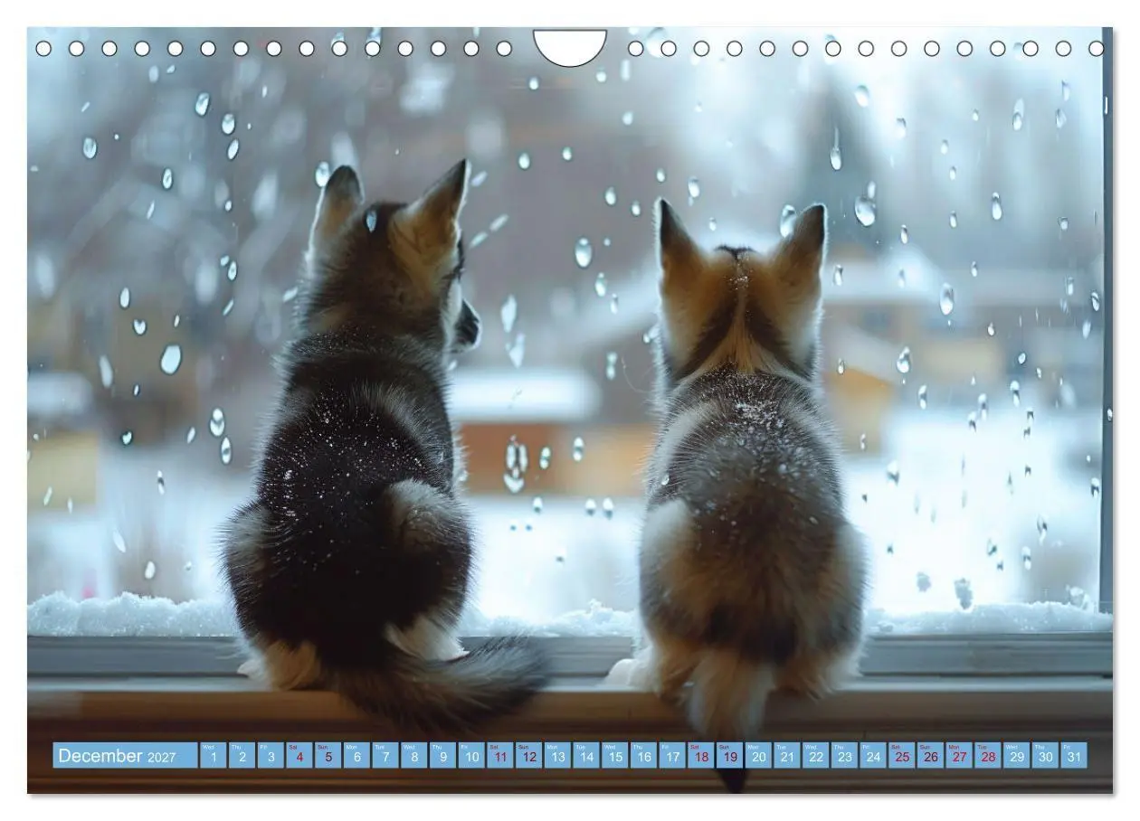Bild: 9783569130241 | Sled Dogs - the Dream of Running (Wall Calendar 2027 DIN A4...