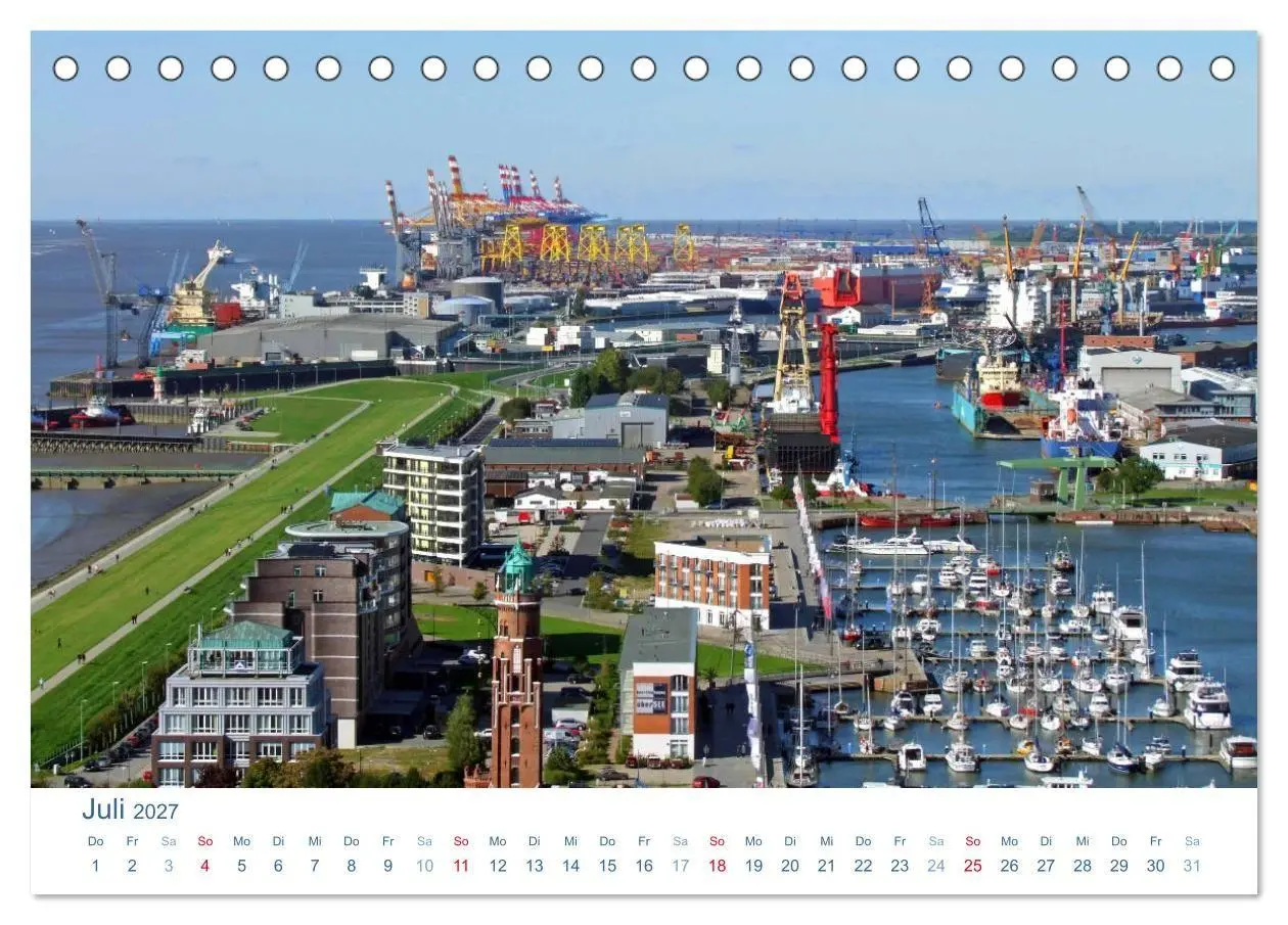 Bild: 9783569750241 | Bremerhaven 2027. Impressionen aus den Havenwelten (Tischkalender...