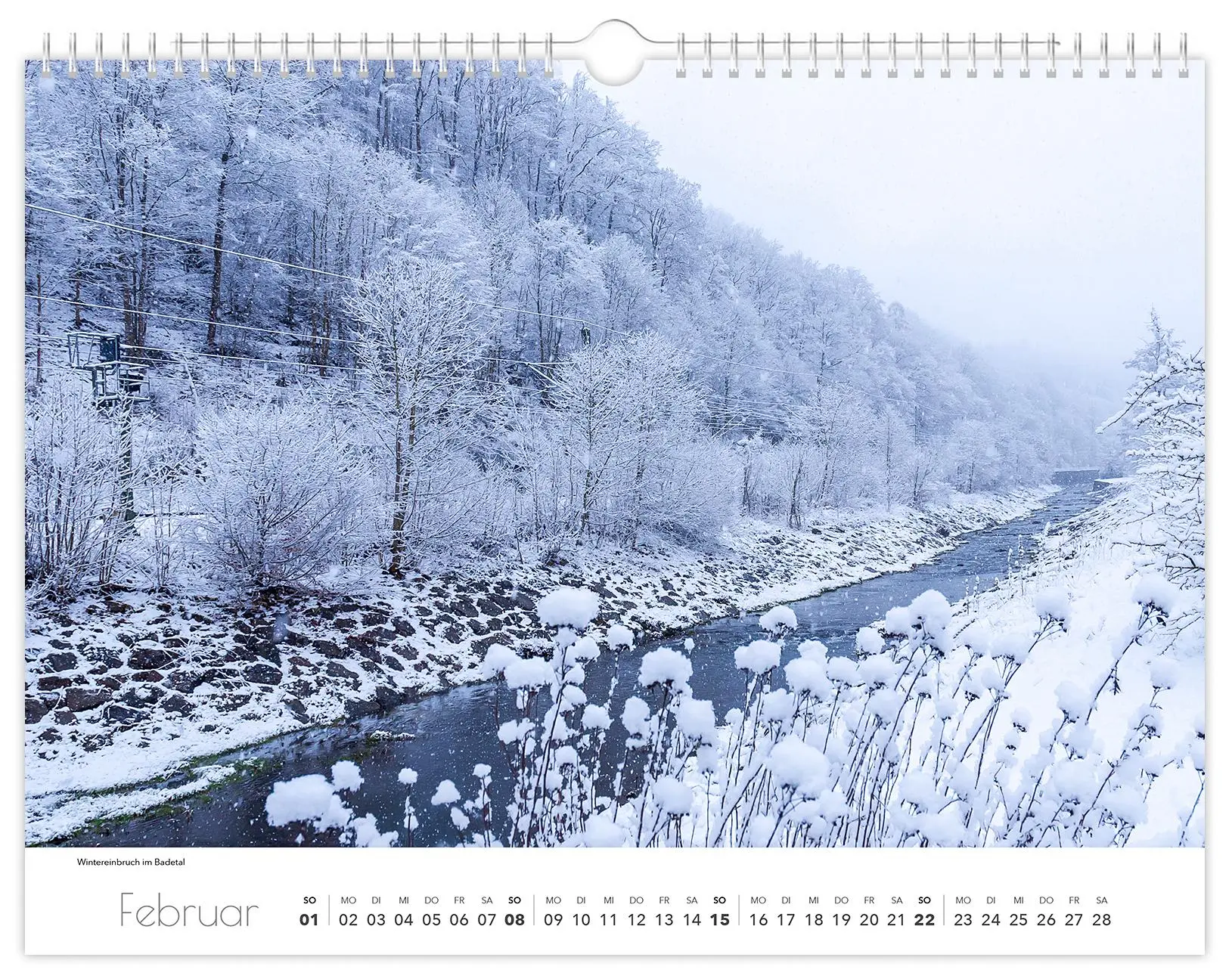 Bild: 9783910680241 | Kalender Tharandt und Umgebung 2026 | 40 x 30 cm weißes Kalendarium