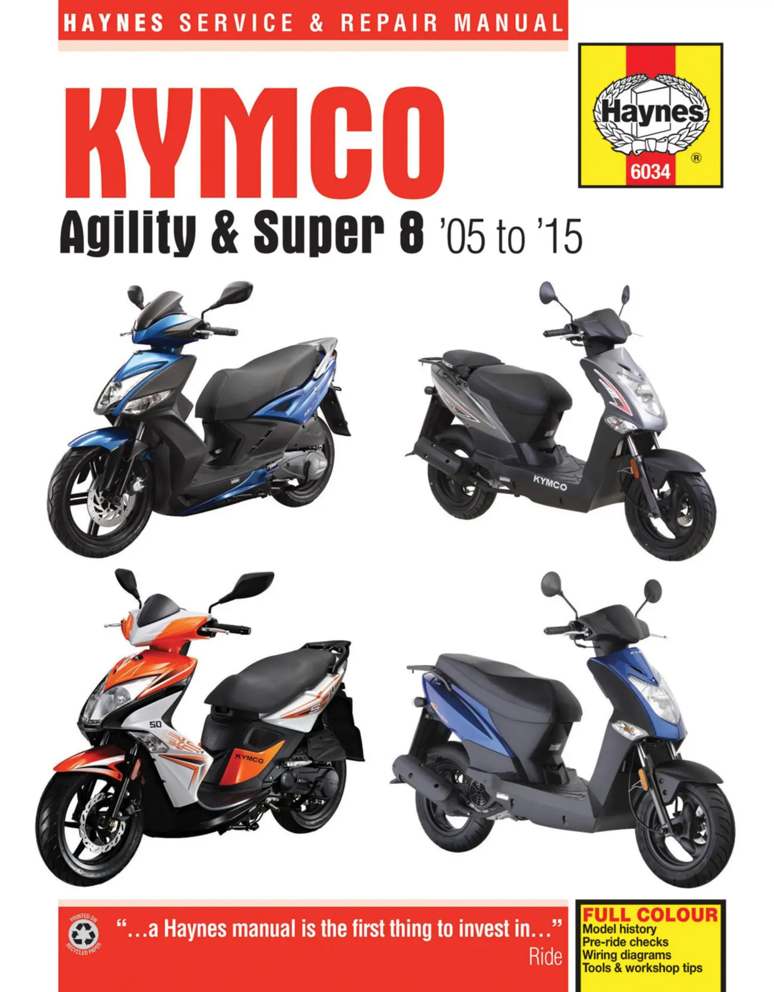 Cover: 9781785210341 | Kymco Agility &amp; Super 8 Scooters (05 - 15) | Phil Mather | Taschenbuch