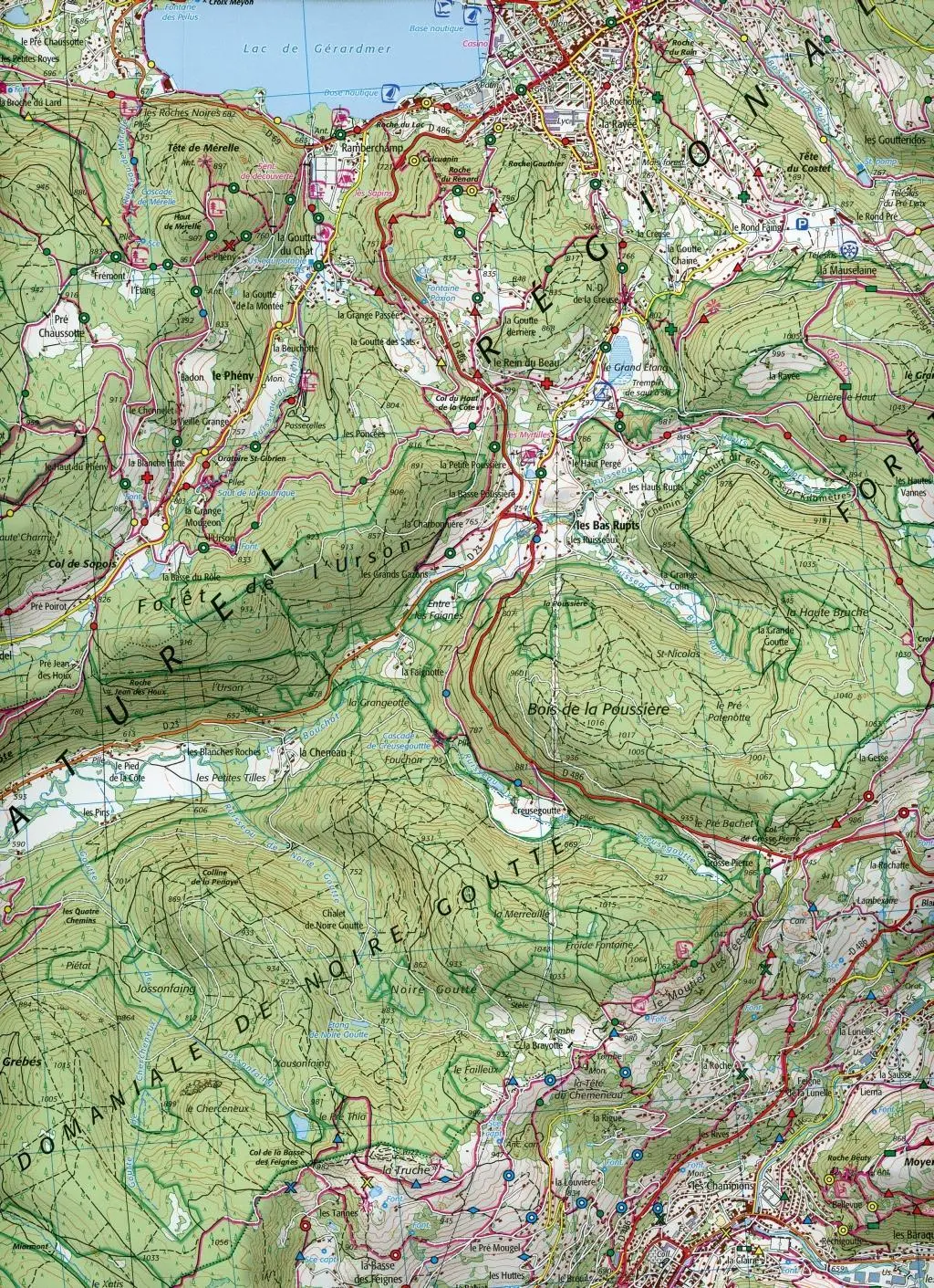 Bild: 9782758550341 | Gérardmer.Le Hohneck.La Bresse 1:25 000 | (Land-)Karte | Französisch