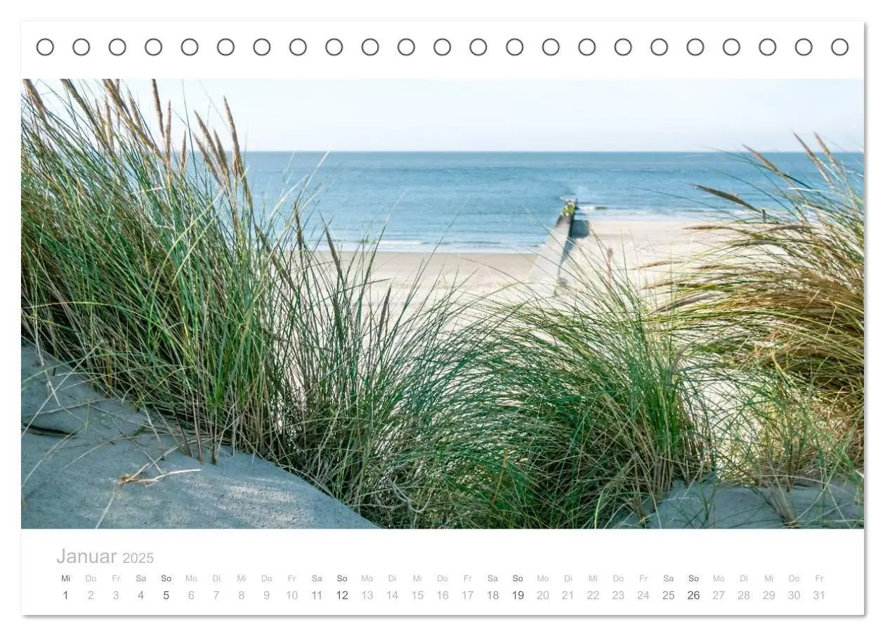 Bild: 9783435540341 | Einfach Borkum (Tischkalender 2025 DIN A5 quer), CALVENDO...