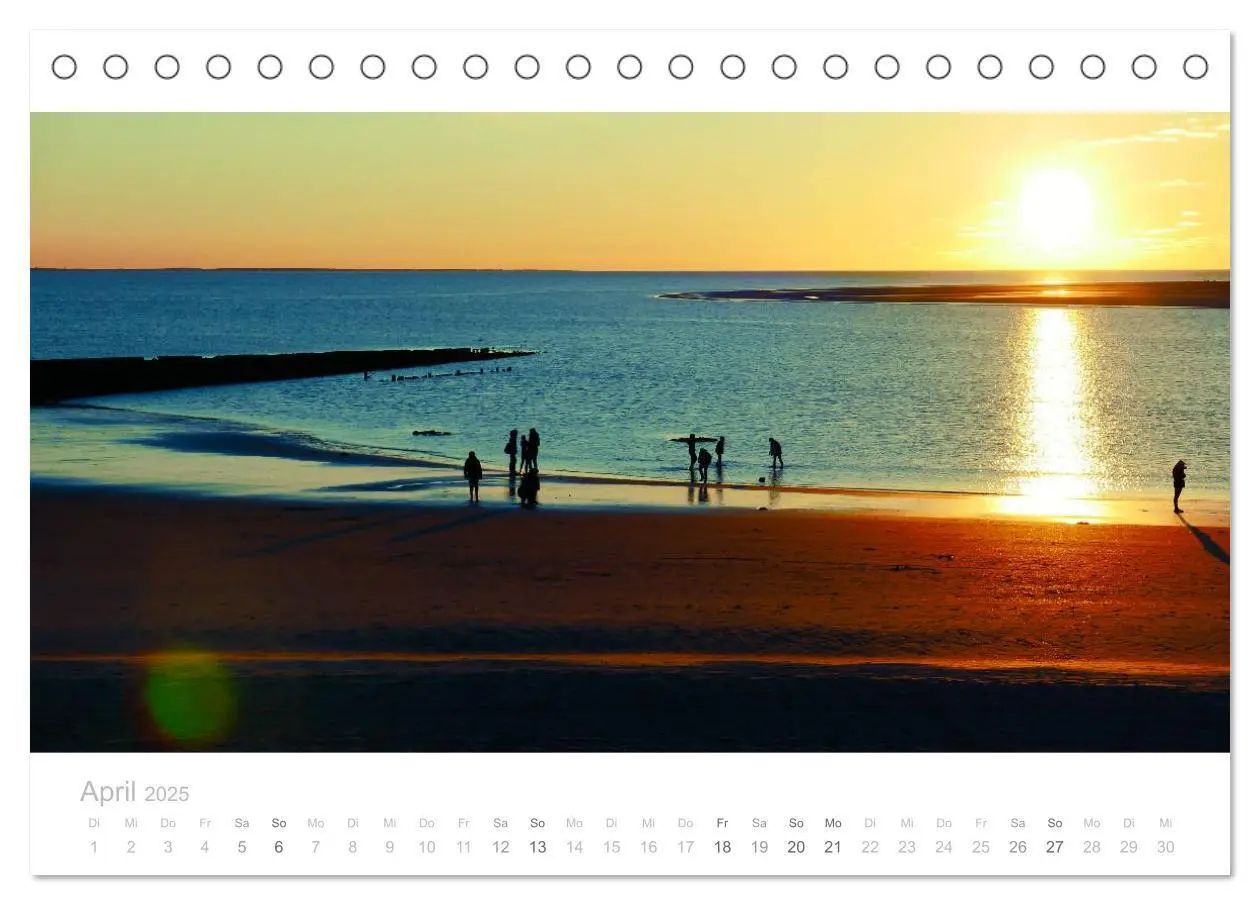 Bild: 9783435540341 | Einfach Borkum (Tischkalender 2025 DIN A5 quer), CALVENDO...