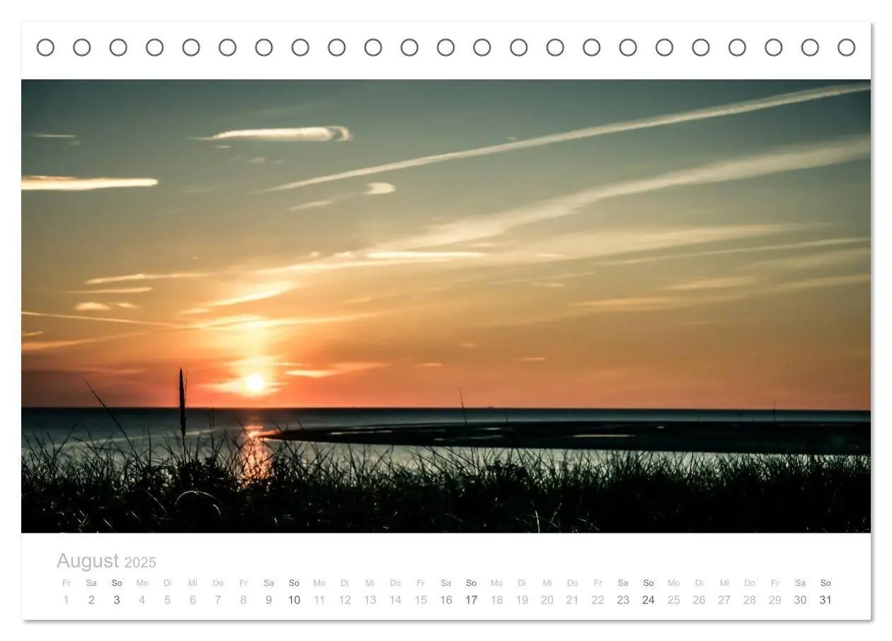Bild: 9783435540341 | Einfach Borkum (Tischkalender 2025 DIN A5 quer), CALVENDO...