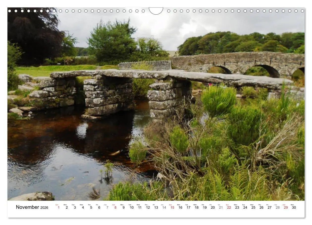 Bild: 9783516580341 | Charming - Mystic Devon Dartmoor, South England (Wall Calendar 2026...