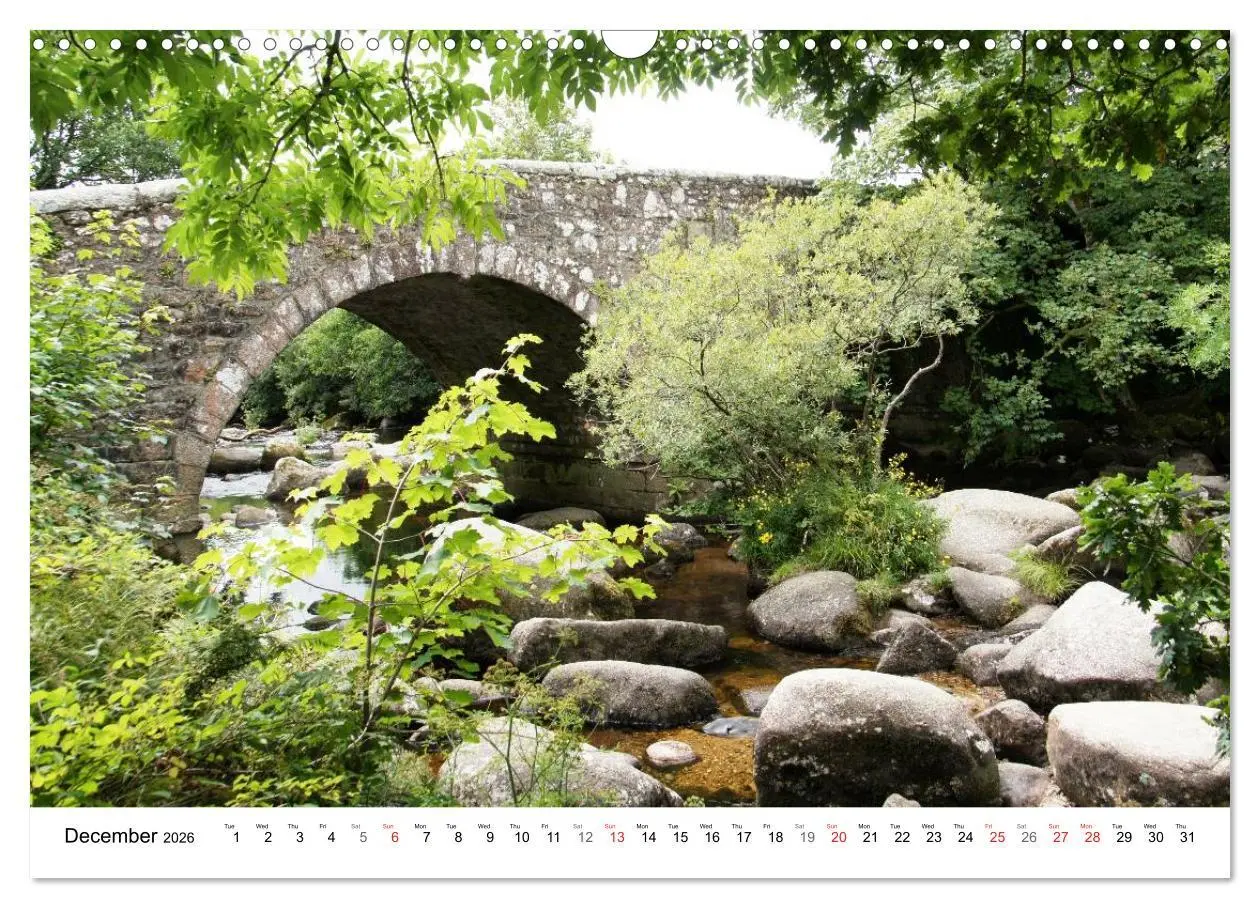 Bild: 9783516580341 | Charming - Mystic Devon Dartmoor, South England (Wall Calendar 2026...