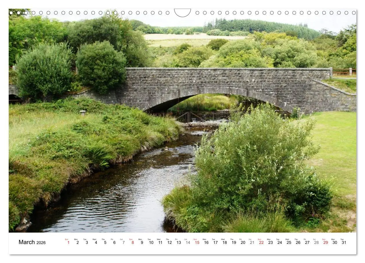 Bild: 9783516580341 | Charming - Mystic Devon Dartmoor, South England (Wall Calendar 2026...