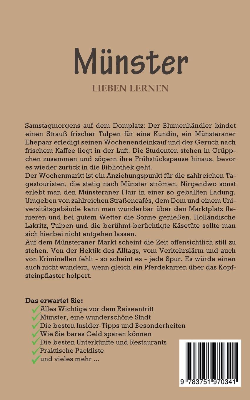 Rückseite: 9783751970341 | Münster lieben lernen: Der perfekte Reiseführer für einen...