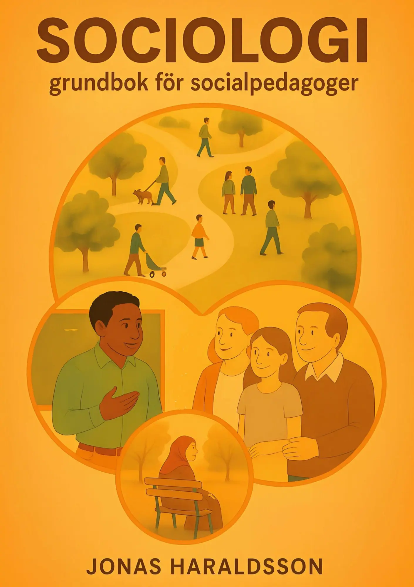 Cover: 9789180970341 | Sociologi | Grundbok för socialpedagoger | Jonas Haraldsson | Buch