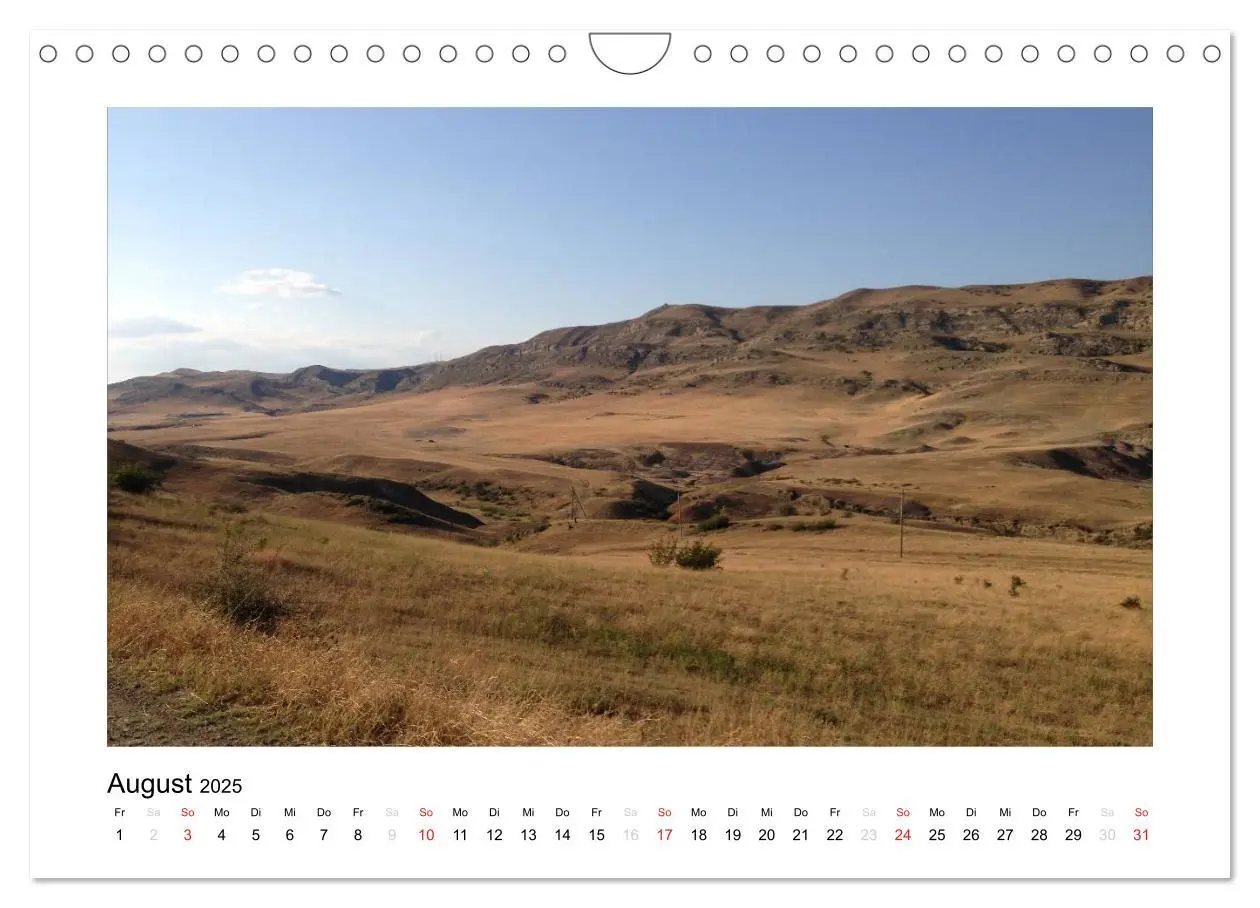 Bild: 9783435770441 | GEORGIEN 2025 (Wandkalender 2025 DIN A4 quer), CALVENDO Monatskalender