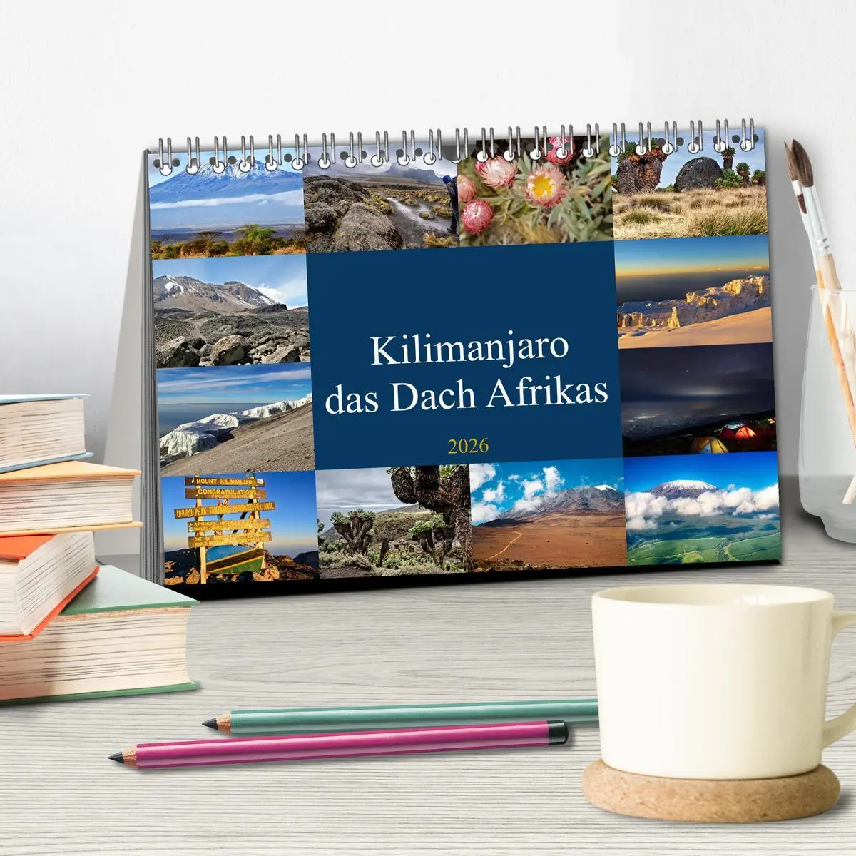 Bild: 9783457480441 | Kilimanjaro - das Dach Afrikas (Tischkalender 2026 DIN A5 quer),...