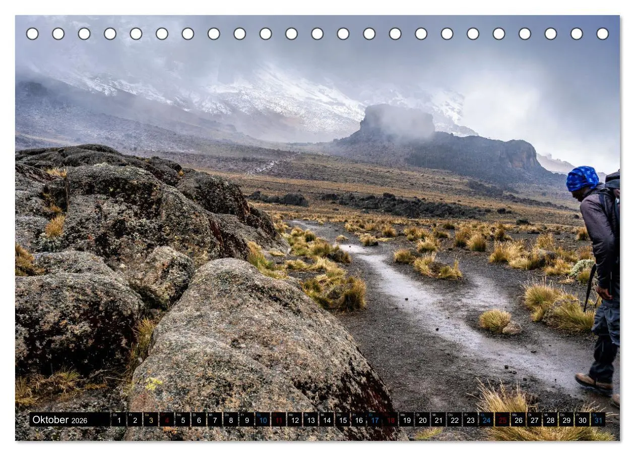 Bild: 9783457480441 | Kilimanjaro - das Dach Afrikas (Tischkalender 2026 DIN A5 quer),...