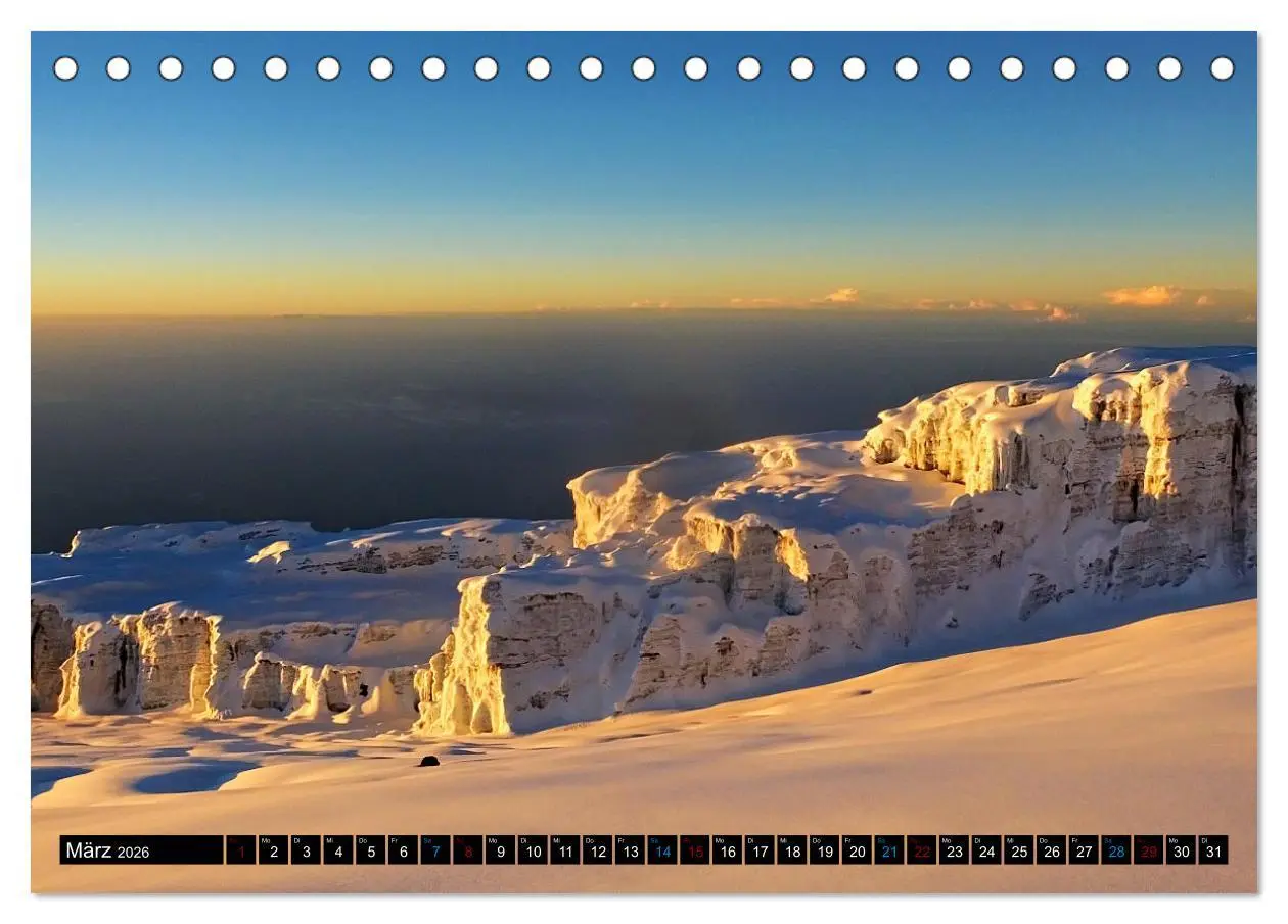 Bild: 9783457480441 | Kilimanjaro - das Dach Afrikas (Tischkalender 2026 DIN A5 quer),...