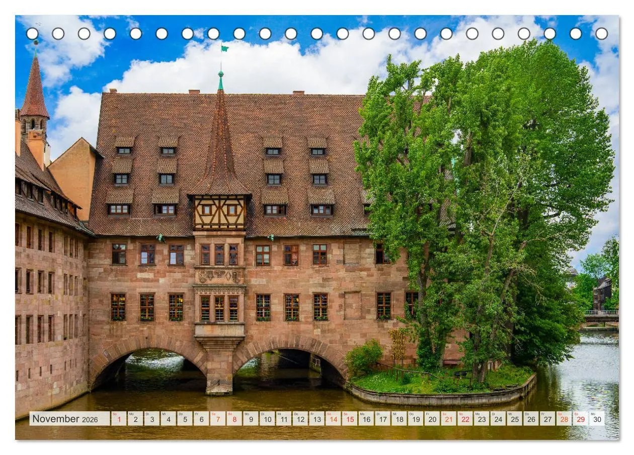 Bild: 9783457790441 | Nürnberg Impressionen (Tischkalender 2026 DIN A5 quer), CALVENDO...