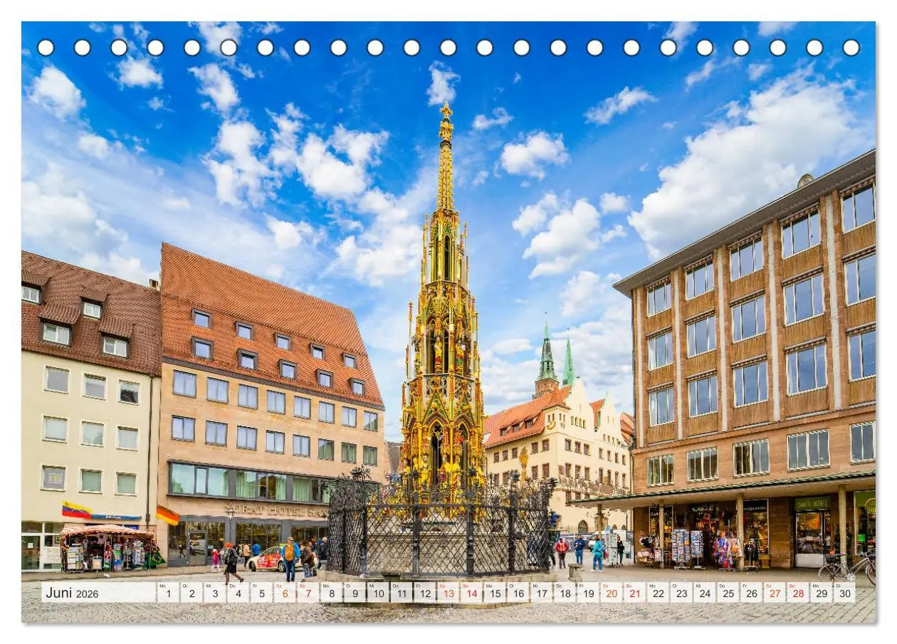 Bild: 9783457790441 | Nürnberg Impressionen (Tischkalender 2026 DIN A5 quer), CALVENDO...