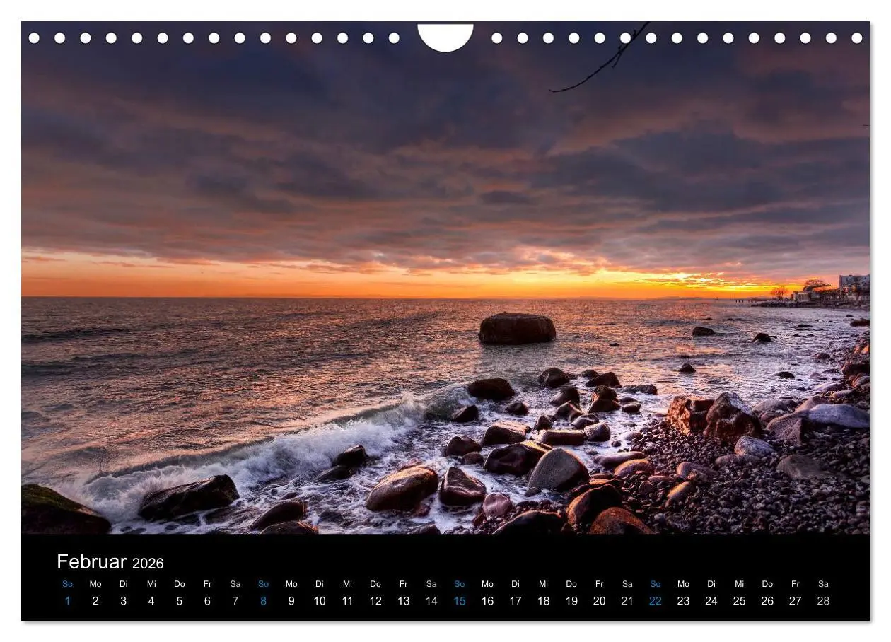 Bild: 9783516190441 | Sonnenuntergänge (Wandkalender 2026 DIN A4 quer), CALVENDO...