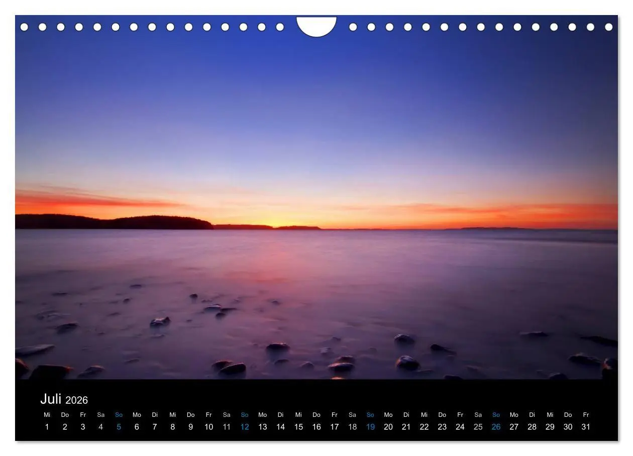 Bild: 9783516190441 | Sonnenuntergänge (Wandkalender 2026 DIN A4 quer), CALVENDO...