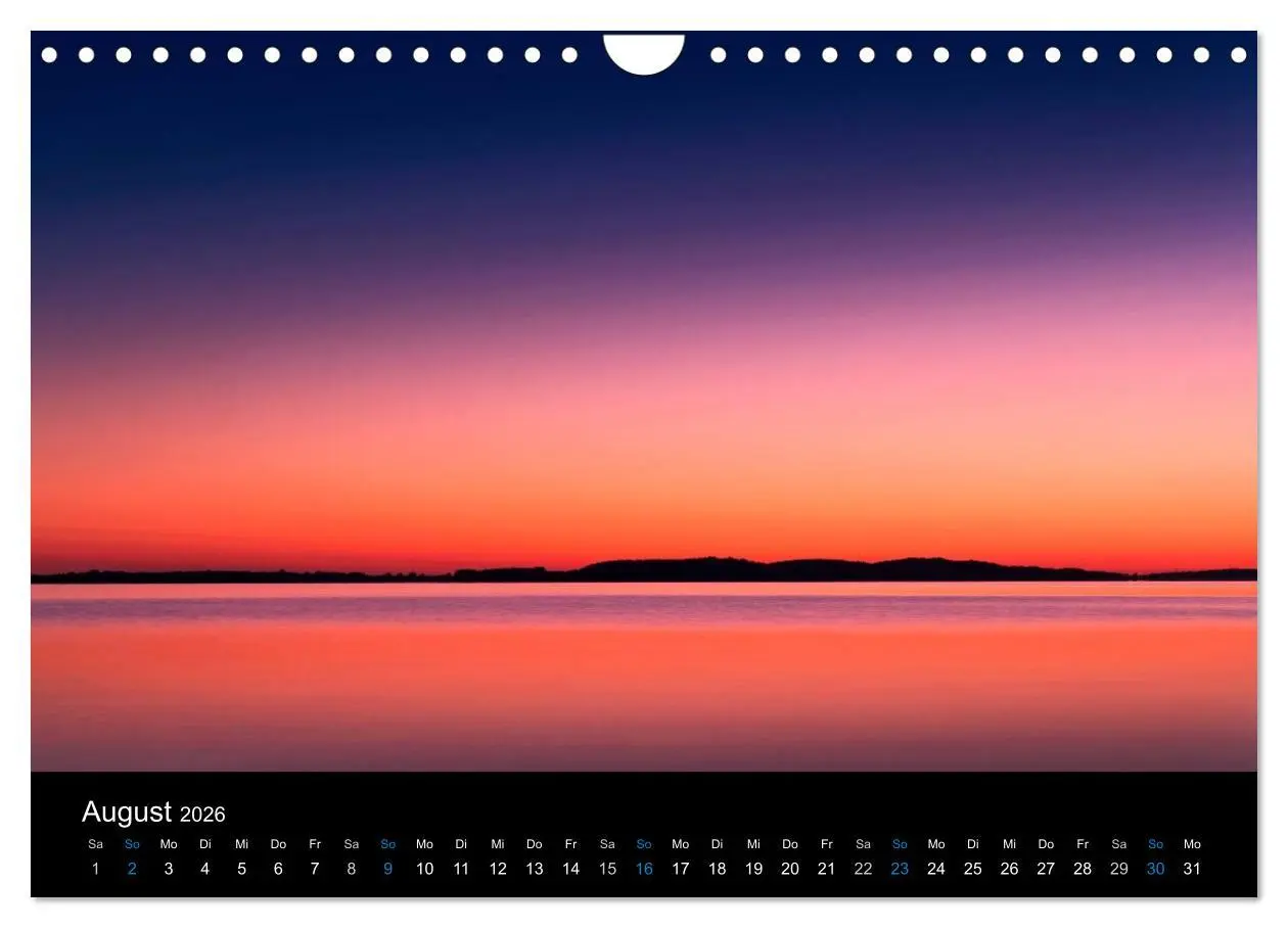 Bild: 9783516190441 | Sonnenuntergänge (Wandkalender 2026 DIN A4 quer), CALVENDO...