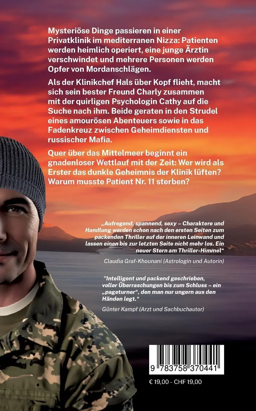 Rückseite: 9783758370441 | Patient Nr. 11 | Jochen Bauerreis | Taschenbuch | Paperback | 456 S.