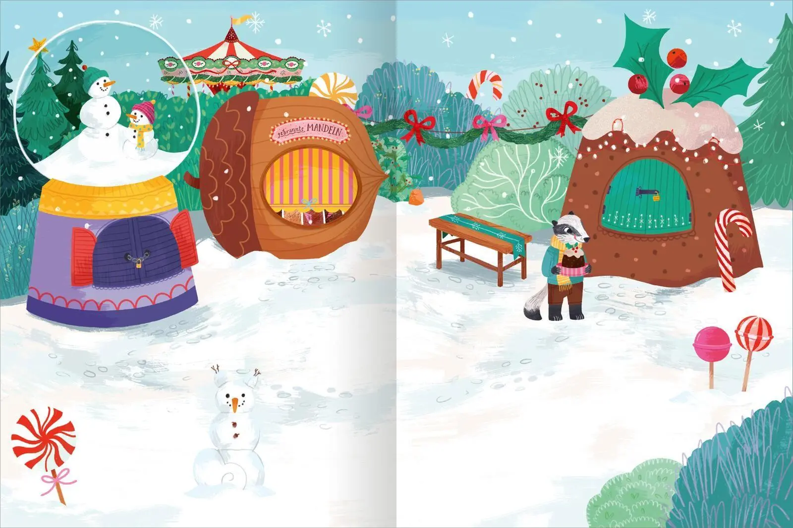 Bild: 9783845870441 | Mein Lieblings-Stickerbuch - Winterzeit | Über 250 Sticker | Buch