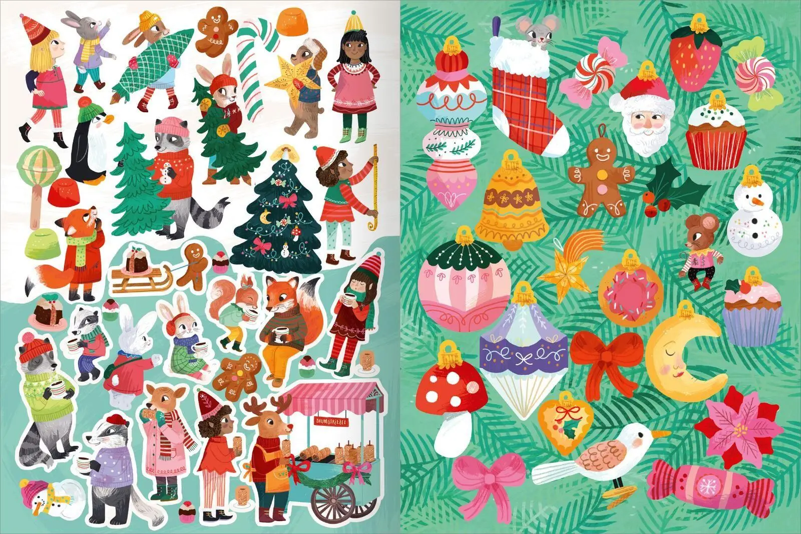 Bild: 9783845870441 | Mein Lieblings-Stickerbuch - Winterzeit | Über 250 Sticker | Buch