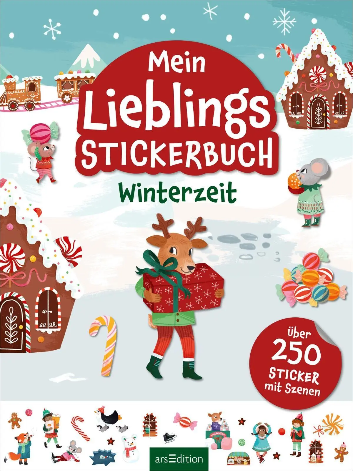 Bild: 9783845870441 | Mein Lieblings-Stickerbuch - Winterzeit | Über 250 Sticker | Buch