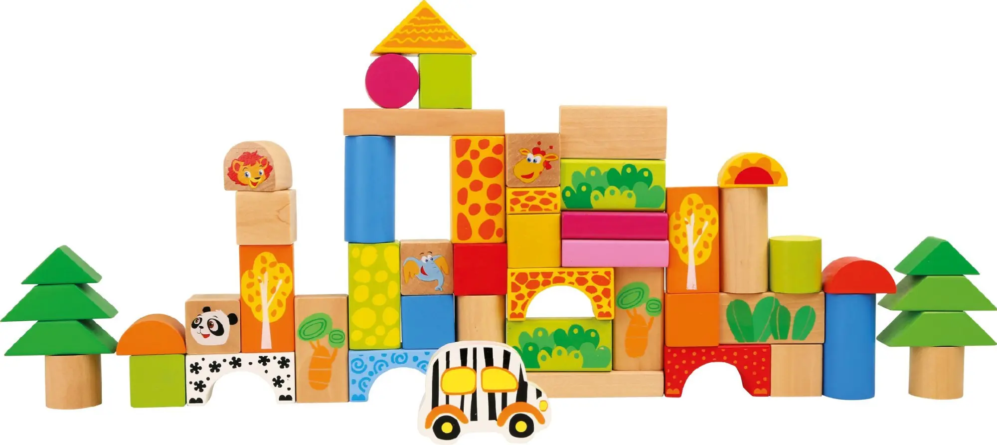 Bild: 4020972110541 | Holzbausteine Zoo | small foot-Bunt-Verpackung | 11054 | 2023 | Legler