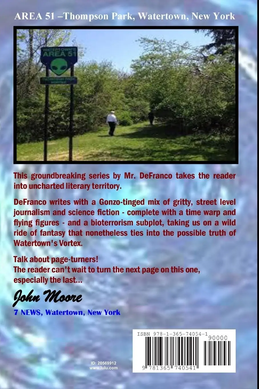 Rückseite: 9781365740541 | The Vortex At Thompson Park - The Complete 4 Volume Set | Defranco