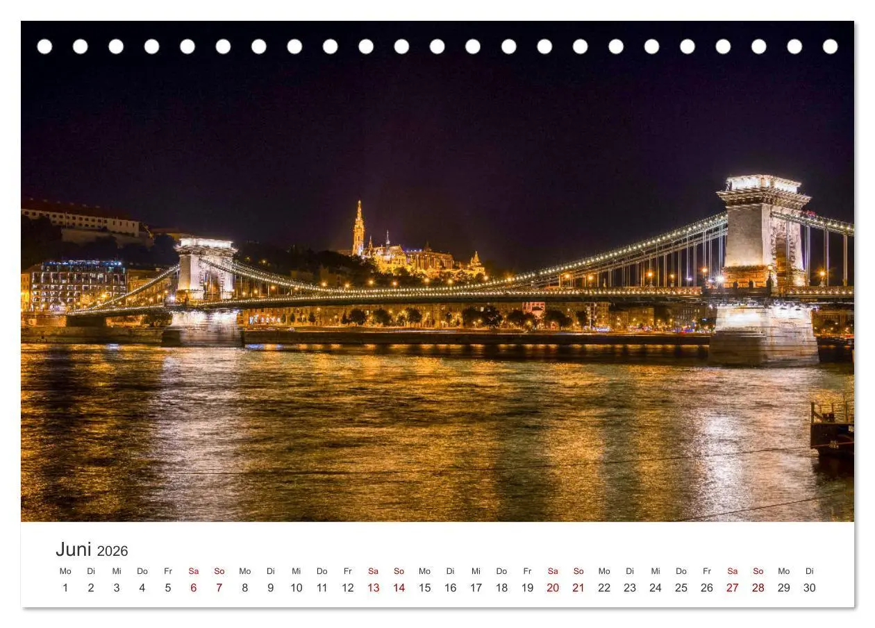 Bild: 9783457540541 | Budapest - Eine Reise in die Hauptstadt von Ungarn. (Tischkalender...