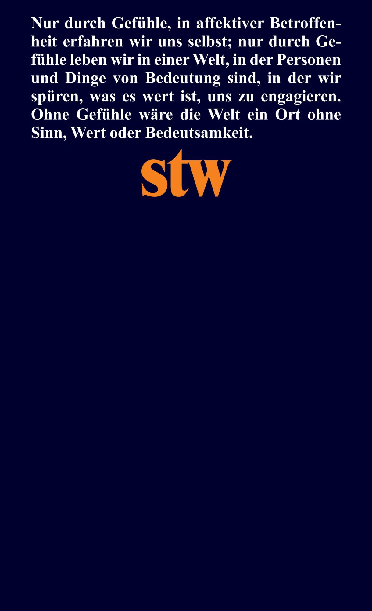 Rückseite: 9783518300541 | Verkörperte Gefühle | Thomas Fuchs | Taschenbuch | 420 S. | Deutsch