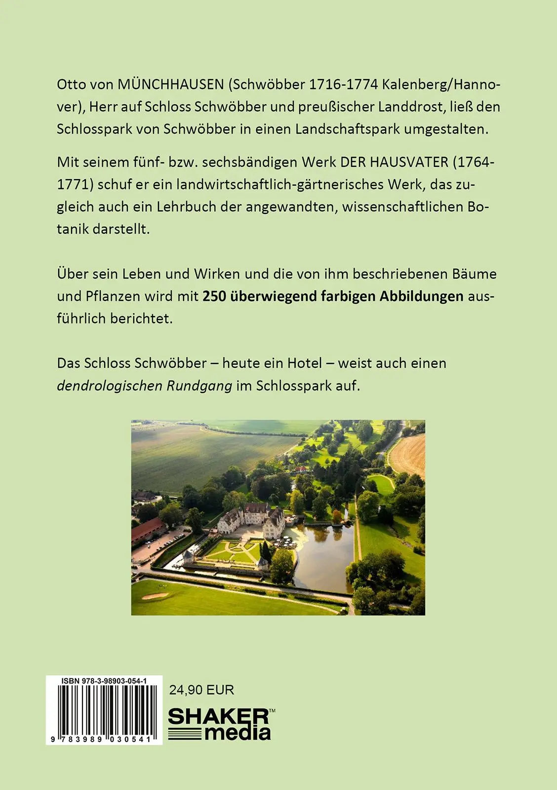 Rückseite: 9783989030541 | Der Botaniker Otto von Münchhausen auf Schwöbber bei Hameln | Schwedt