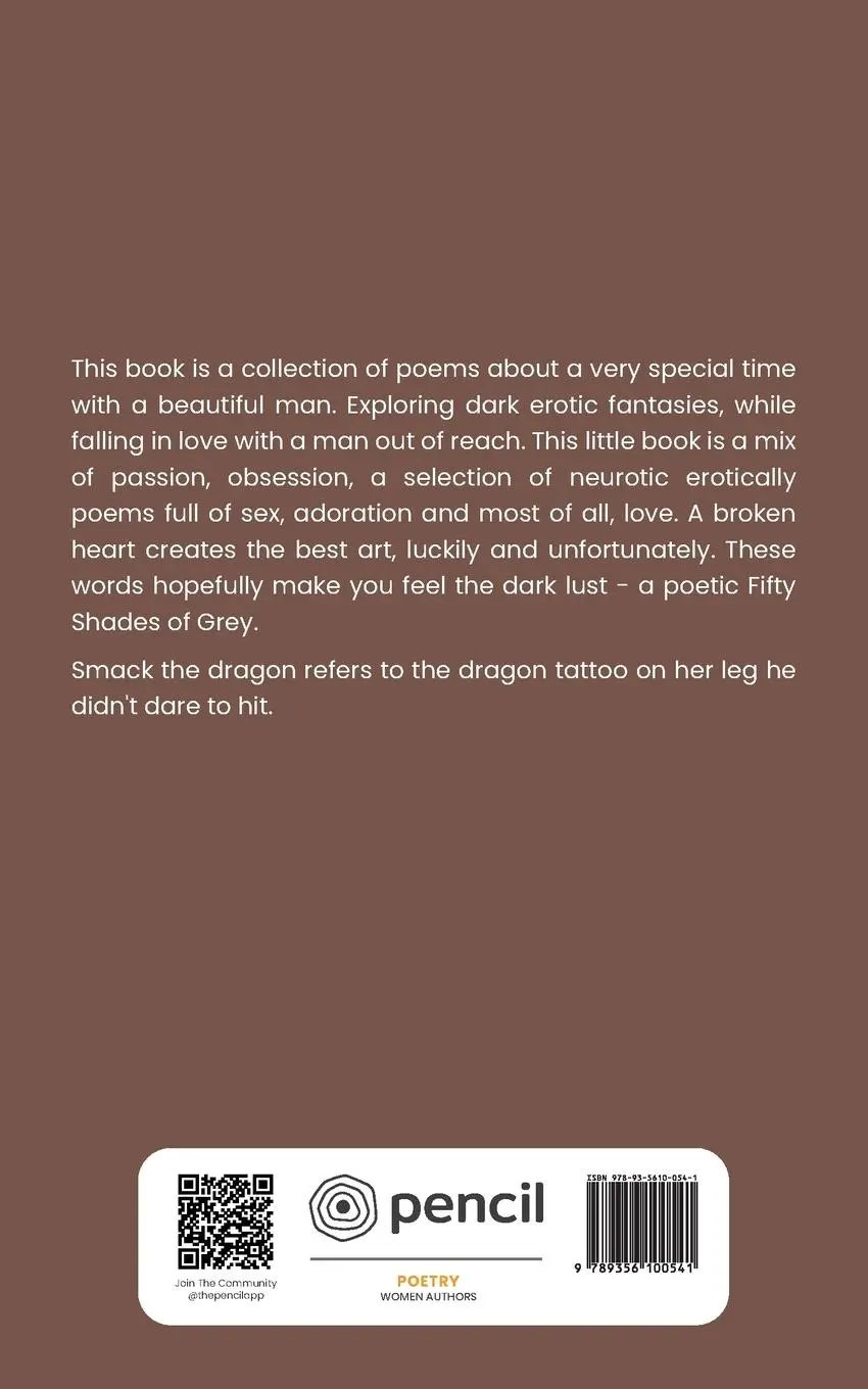 Rückseite: 9789356100541 | Smack the dragon, Lou | erotic poetry | Carrie Fincher | Taschenbuch