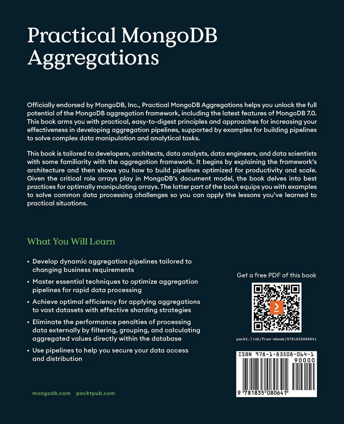 Rückseite: 9781835080641 | Practical MongoDB Aggregations | Paul Done | Taschenbuch | Englisch