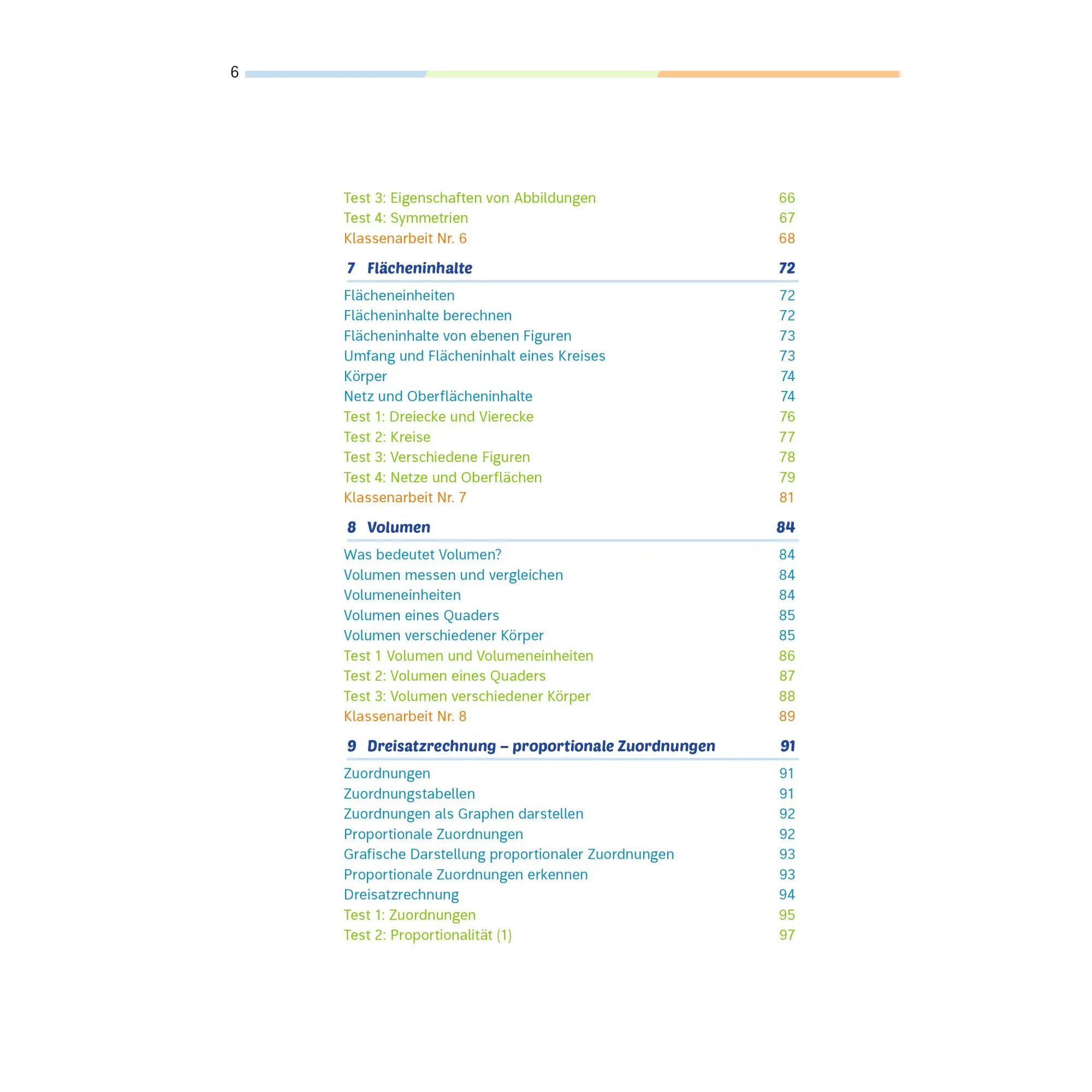 Bild: 9783070030641 | Fit für die Klassenarbeit - Gymnasium. Mathematik 6 | Gotthard Jost