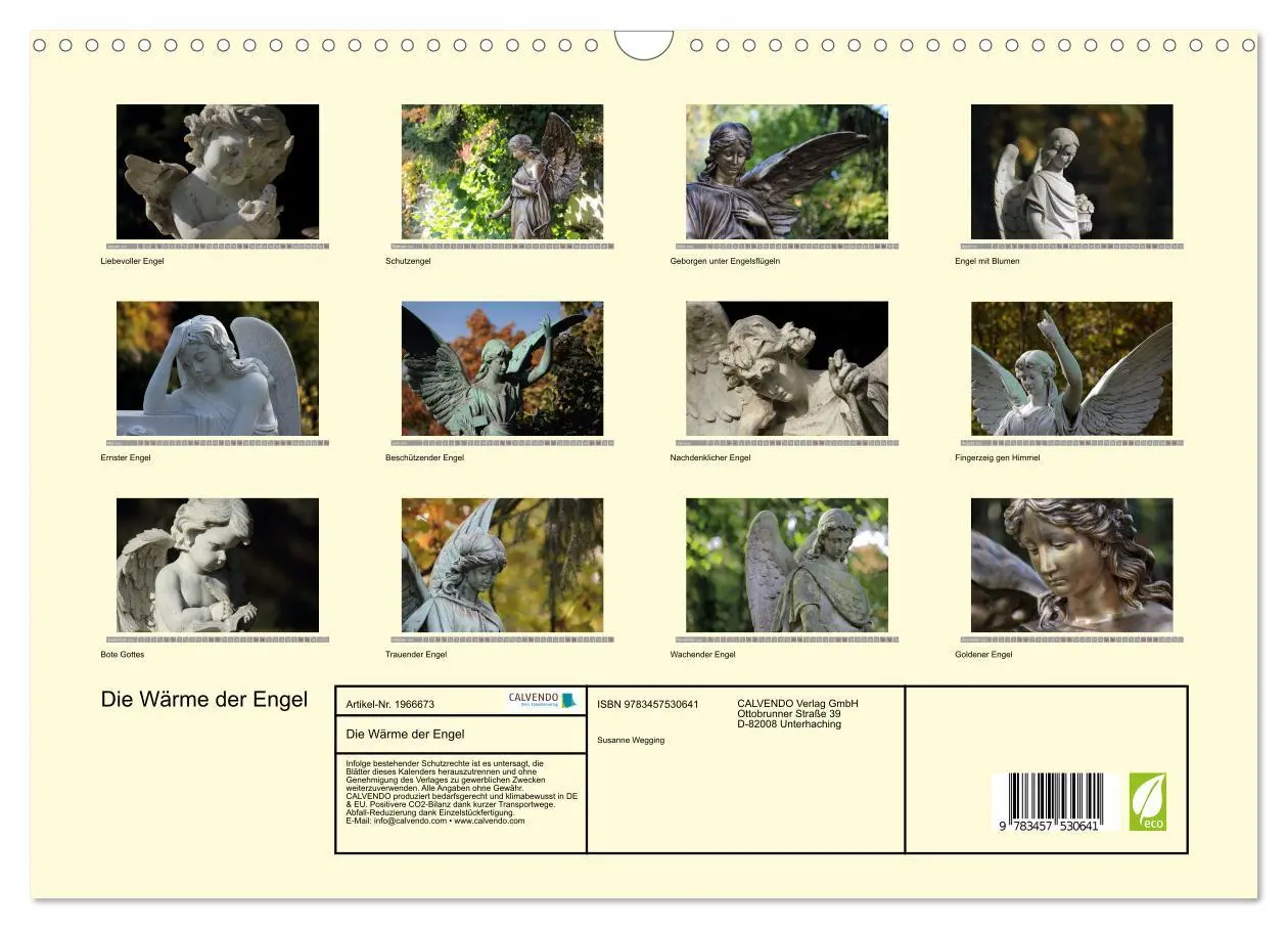 Bild: 9783457530641 | Die Wärme der Engel (Wandkalender 2026 DIN A3 quer), CALVENDO...