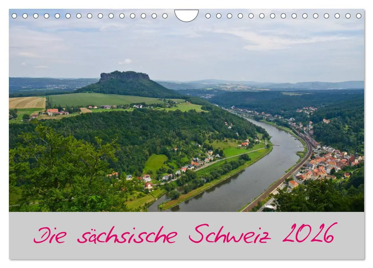 Cover: 9783516170641 | Die sächsische Schweiz 2026 (Wandkalender 2026 DIN A4 quer),...