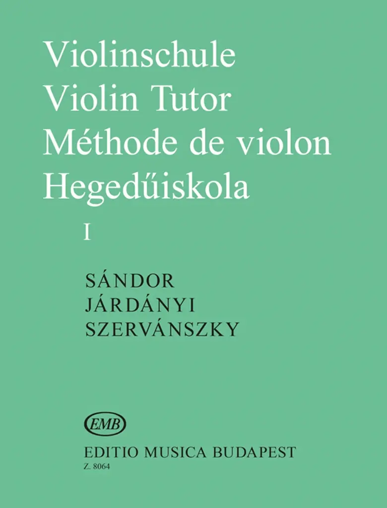 Cover: 9790080080641 | Violinschule Band 1 | Jardanyi, Szervansky Sandor | Buch | 1977