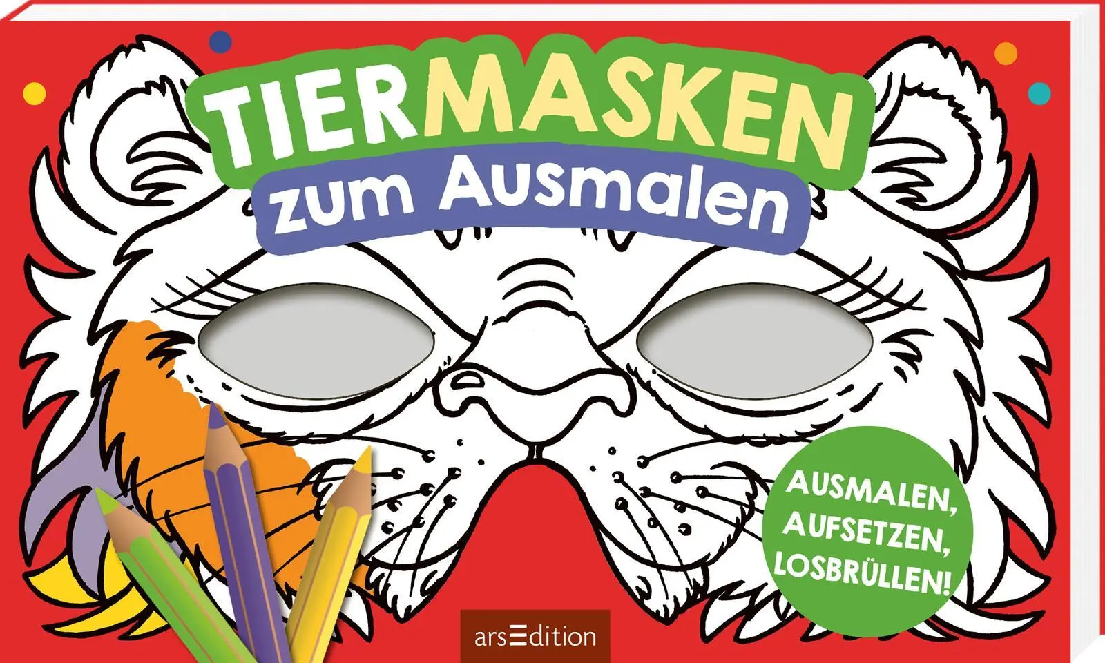 Cover: 4014489130741 | Tiermasken zum Ausmalen | Ausmalen, aufsetzen, losbrüllen! | Buch