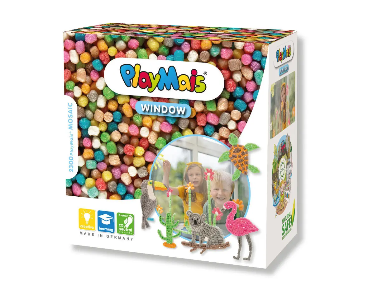 Cover: 4041077010741 | PlayMais® MOSAIC WINDOW Animals | In Karton | 160819 | Deutsch | 2021