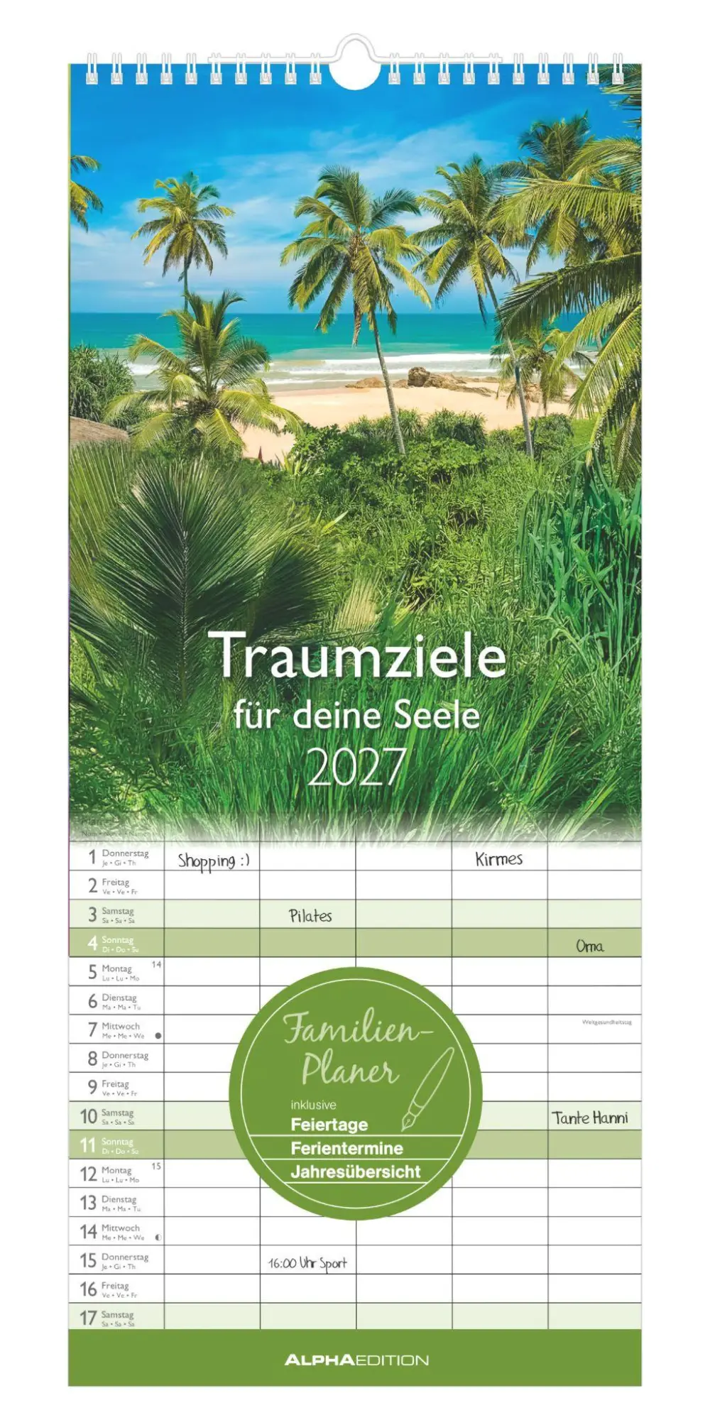 Cover: 4069095010741 | Traumziele für deine Seele 2027 | Neumann Verlage GmbH &amp; Co KG | 14 S.
