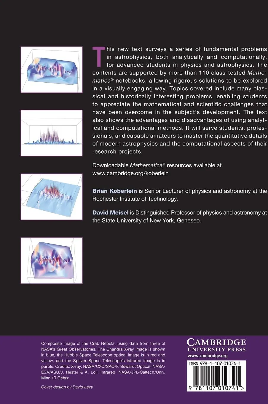 Rückseite: 9781107010741 | Astrophysics Through Computation | With Mathematica(r) Support | Buch