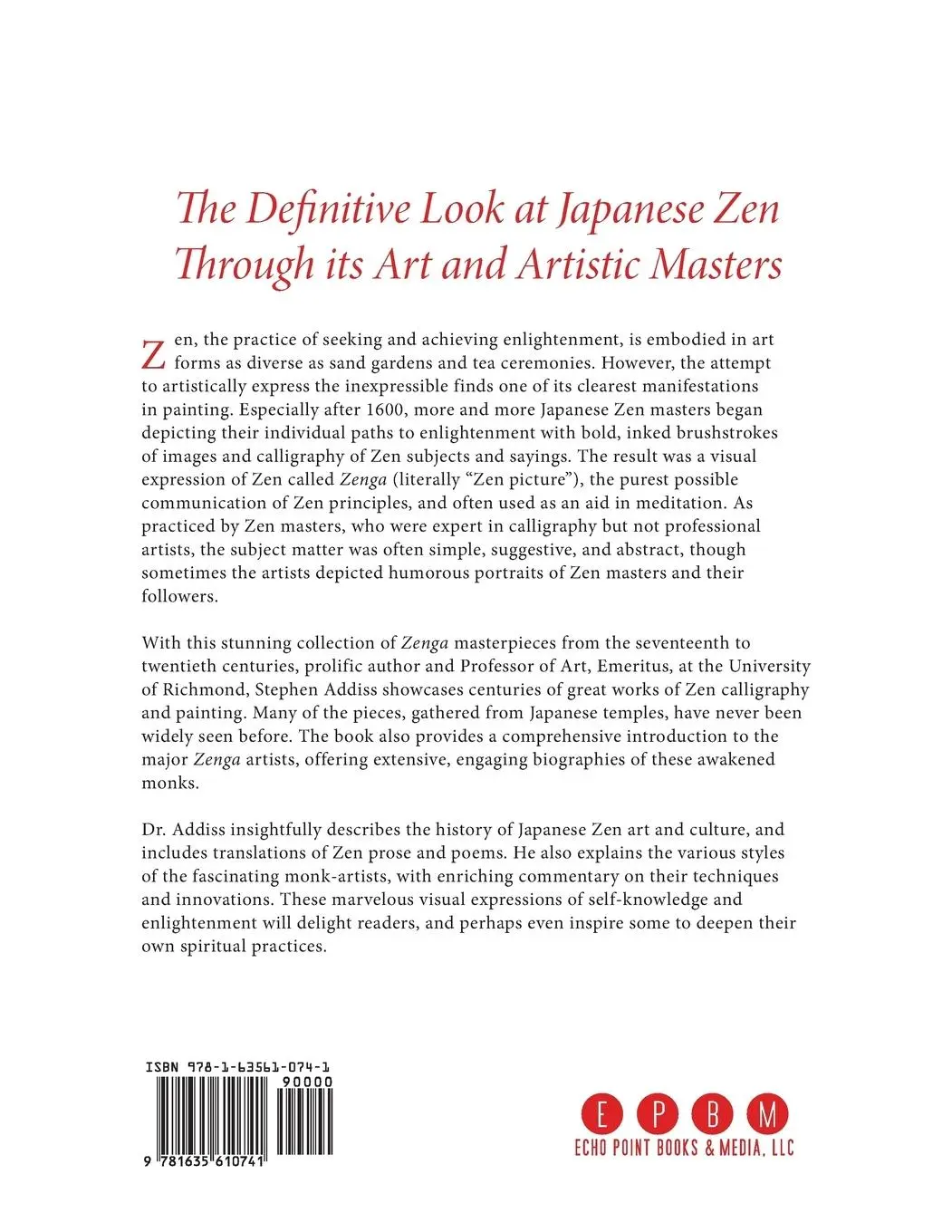Rückseite: 9781635610741 | The Art of Zen | Paintings and Calligraphy by Japanese Monks 1600-1925