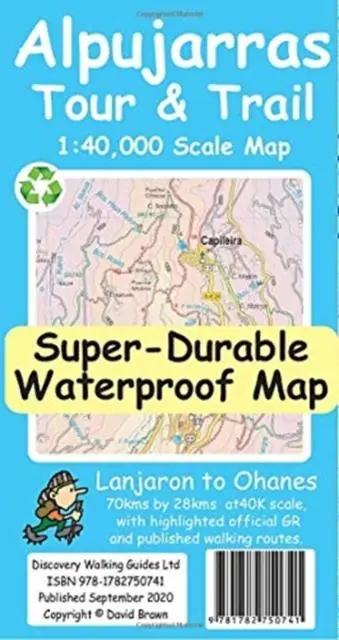 Cover: 9781782750741 | Alpujarras Tour and Trail Map | David Brawn | (Land-)Karte | Englisch