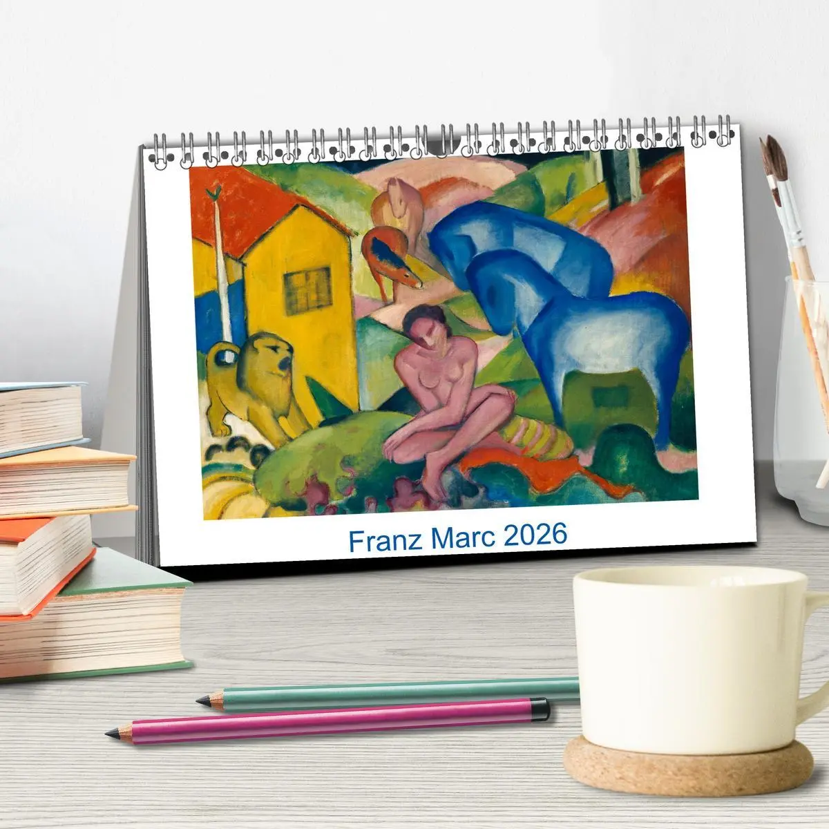 Bild: 9783457830741 | Franz Marc 2026 (Tischkalender 2026 DIN A5 quer), CALVENDO...