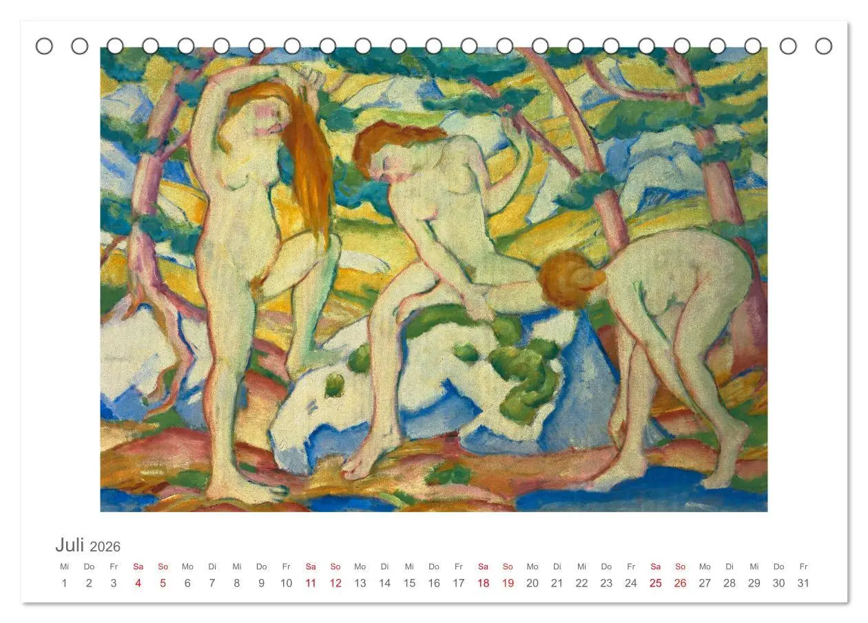 Bild: 9783457830741 | Franz Marc 2026 (Tischkalender 2026 DIN A5 quer), CALVENDO...