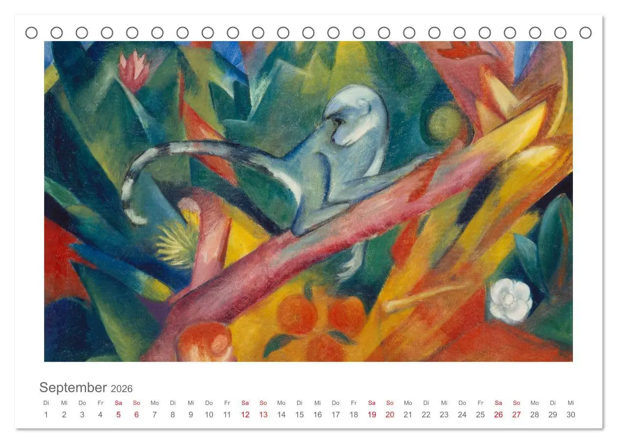Bild: 9783457830741 | Franz Marc 2026 (Tischkalender 2026 DIN A5 quer), CALVENDO...
