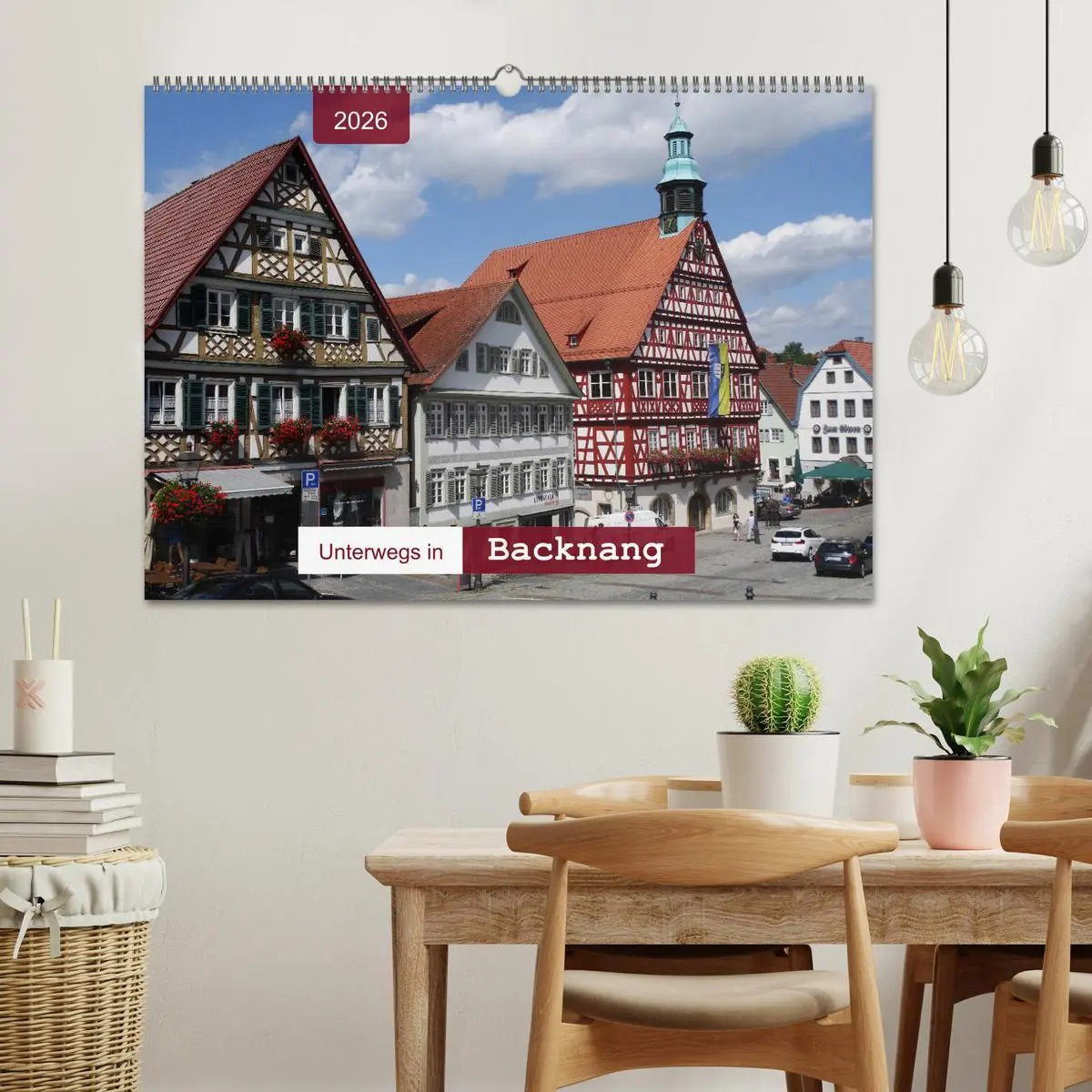Bild: 9783457900741 | Unterwegs in Backnang (Wandkalender 2026 DIN A2 quer), CALVENDO...