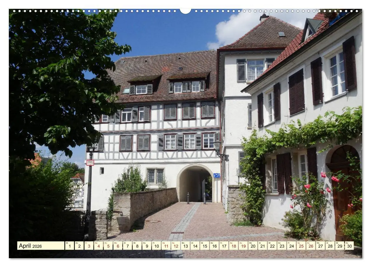 Bild: 9783457900741 | Unterwegs in Backnang (Wandkalender 2026 DIN A2 quer), CALVENDO...