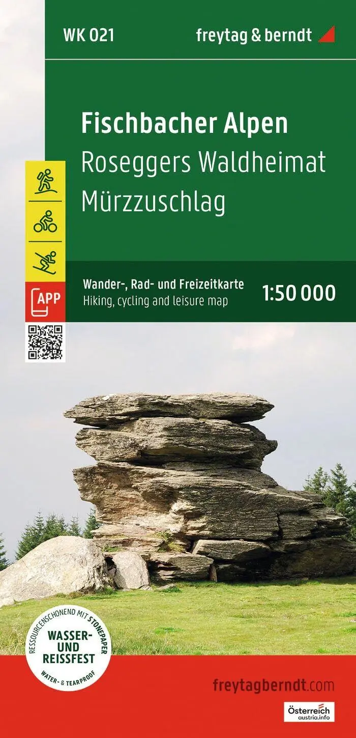Cover: 9783707920741 | freytag &amp; berndt Wanderkarte WK 021 Fischbacher Alpen, Roseggers...